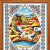 Counted Cross Stitch Kit "On water meadows"