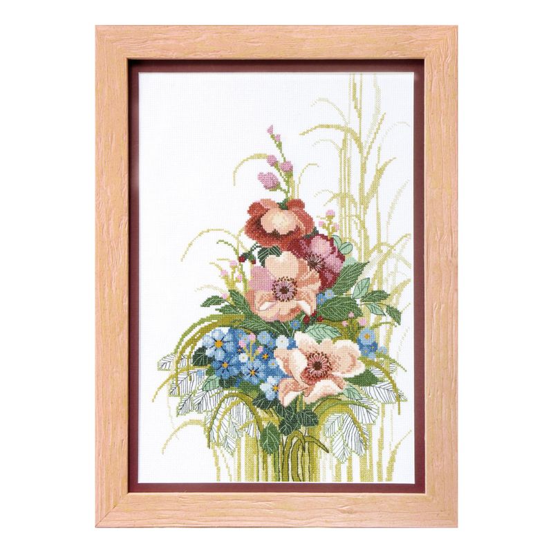 Counted Cross Stitch Kit "Freshness of meadow"