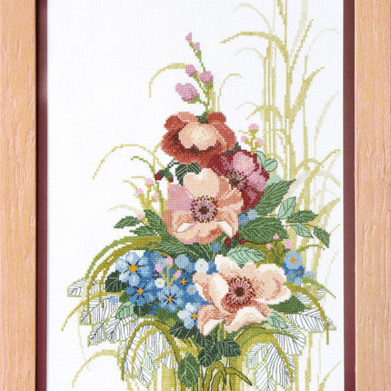 Counted Cross Stitch Kit "Freshness of meadow"