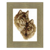 Counted Cross Stitch Kit "Wolf and she-wolf"