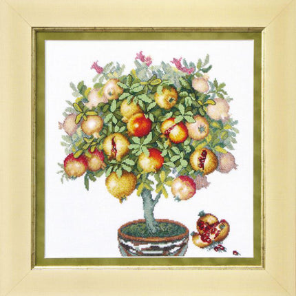 Mixed technique stitch kit "Yields of Carthago"