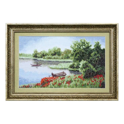 Counted Cross Stitch Kit "Quiet creek"