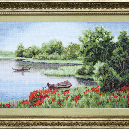 Counted Cross Stitch Kit "Quiet creek"