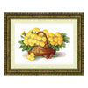 Counted Cross Stitch Kit "Basket of dandelions"
