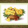 Counted Cross Stitch Kit "Basket of dandelions"