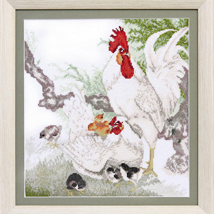 Counted Cross Stitch Kit "Friendly family"