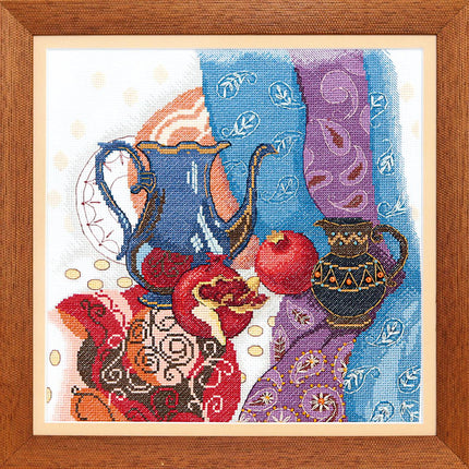 Counted Cross Stitch Kit "East still life"