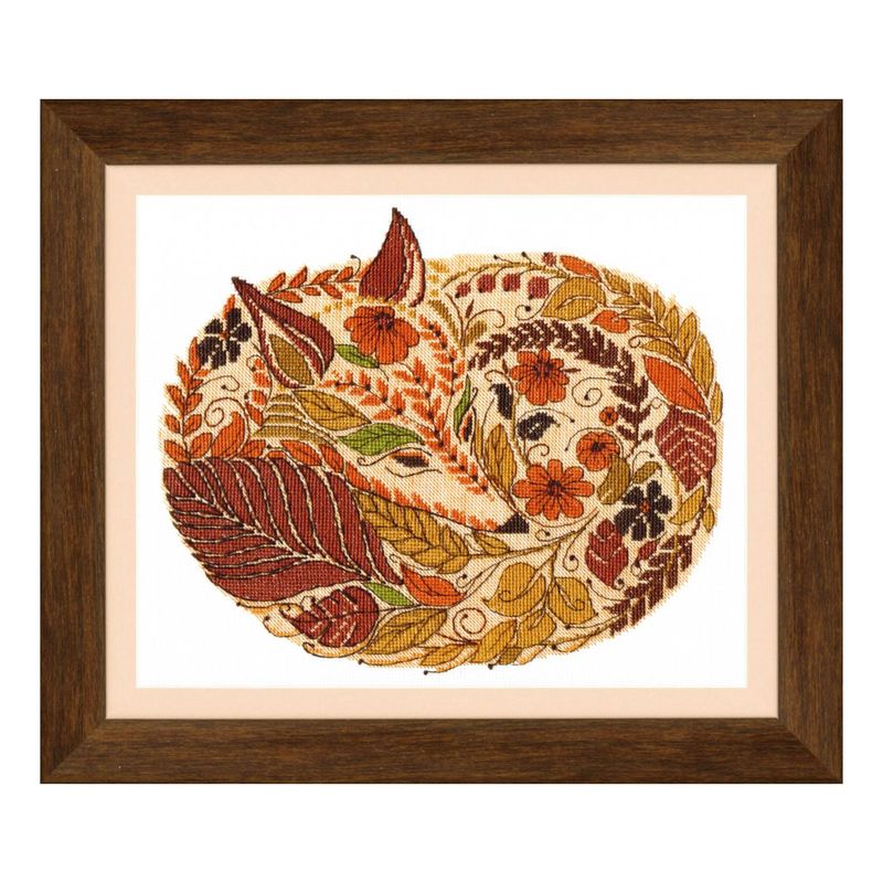 Counted Cross Stitch Kit "Colors in autumn"