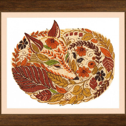 Counted Cross Stitch Kit "Colors in autumn"