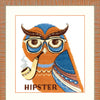 Counted Cross Stitch Kit "Owl-hipster"