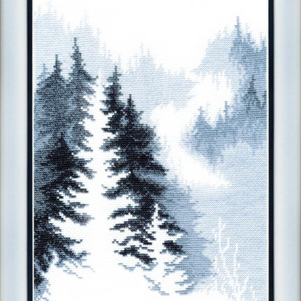 Counted Cross Stitch Kit "Winter forest"