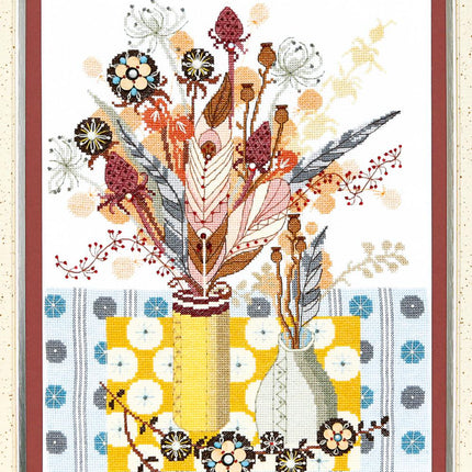Counted Cross Stitch Kit "Winter bouquet"