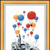 Counted Cross Stitch Kit "Travel on hot air balloons"