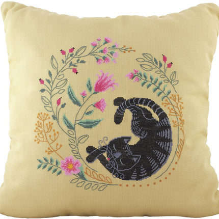 DIY Counted Cross Stitch Pillow Kit "Summer dream"