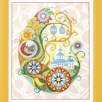 Counted Cross Stitch Kit "Bright festival"