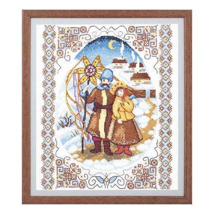 Counted Cross Stitch Kit "Evening before Christmas"