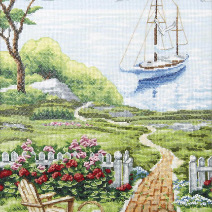 Counted Cross Stitch Kit "Road to the sea"