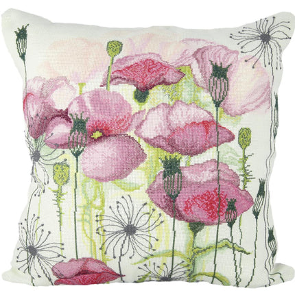 DIY Counted Cross Stitch Pillow Kit "Breath of summer"