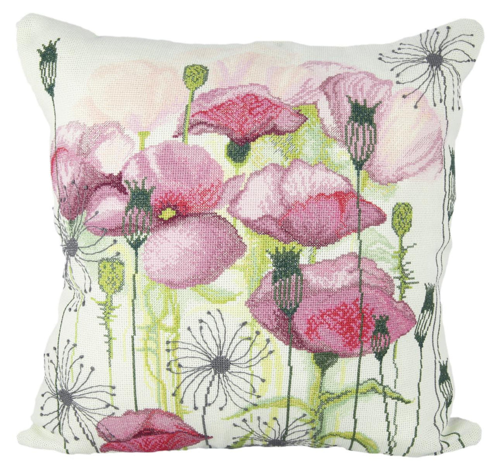 DIY Counted Cross Stitch Pillow Kit "Breath of summer"