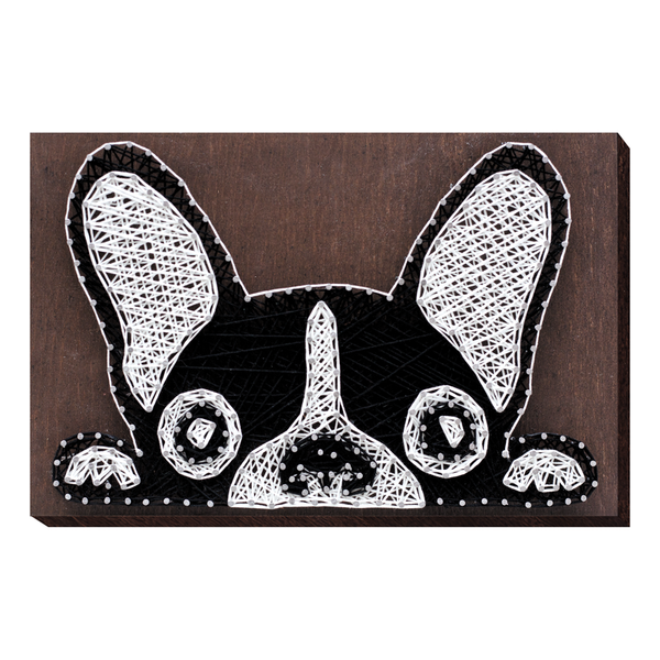String Art Creative DIY Kit "French Bulldog" 7.5"x11.4" / 19.0x29.0 cm