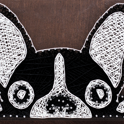 String Art Creative DIY Kit "French Bulldog" 7.5"x11.4" / 19.0x29.0 cm