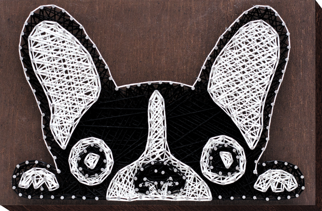 String Art Creative DIY Kit "French Bulldog" 7.5"x11.4" / 19.0x29.0 cm