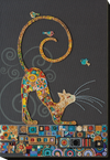 DIY Bead Embroidery Kit "Kitty" 9.8"x14.2" / 25.0x36.0 cm