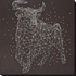 DIY Bead Embroidery Kit "Constellation Taurus" 9.8"x9.8" / 25.0x25.0 cm