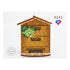 DIY Cross stitch kit on wood "Beehive" 2.4x3.1 in / 6.0x8.0 cm