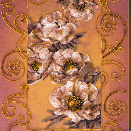 DIY Bead Embroidery Kit "Grisaille" 11.8"x16.9" / 30.0x43.0 cm