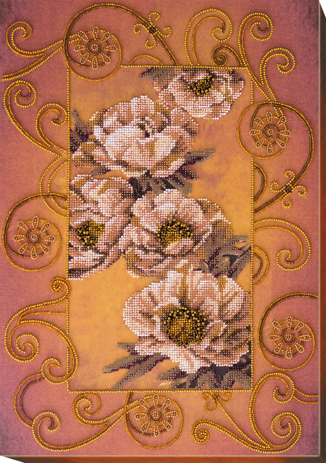 DIY Bead Embroidery Kit "Grisaille" 11.8"x16.9" / 30.0x43.0 cm