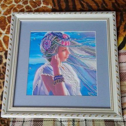 Canvas for bead embroidery "Roda" 7.9"x7.9" / 20.0x20.0 cm