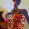 DIY Bead Embroidery Kit "Africa-3" 7.1"x20.5" / 18.0x52.0 cm