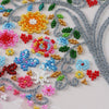 DIY Bead Embroidery Kit "Wedding certificate" 14.6"x11.0" / 37.0x28.0 cm