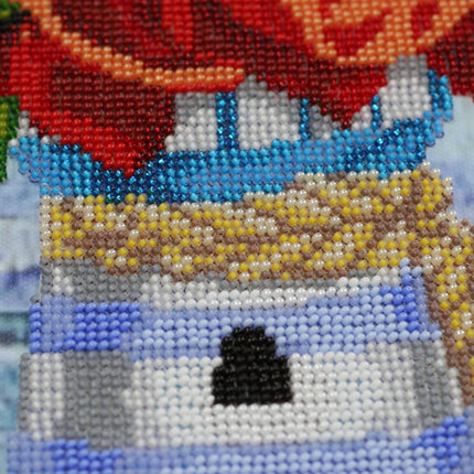 DIY Bead Embroidery Kit "Summer" 11.8"x17.7" / 30.0x45.0 cm