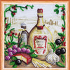 DIY Bead Embroidery Kit "Spices"  5.9"x5.9" / 15.0x15.0 cm