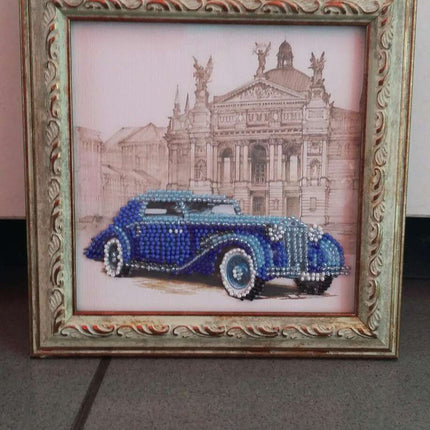 DIY Bead Embroidery Kit "Delage"  5.9"x5.9" / 15.0x15.0 cm