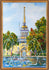 DIY Bead Embroidery Kit "City sketches – 2" 11.8"x17.7" / 30.0x45.0 cm