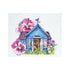 DIY Cross Stitch Kit "Violet house" 7.9"x9.8"