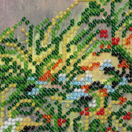 DIY Bead Embroidery Kit "Autumn scenes-2" 7.9"x16.9" / 20.0x43.0 cm