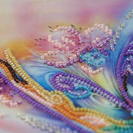 DIY Bead Embroidery Kit "Air step" 10.2"x12.6" / 26.0x32.0 cm