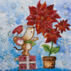 DIY Bead Embroidery Kit "Winter miracle"  5.9"x5.9" / 15.0x15.0 cm
