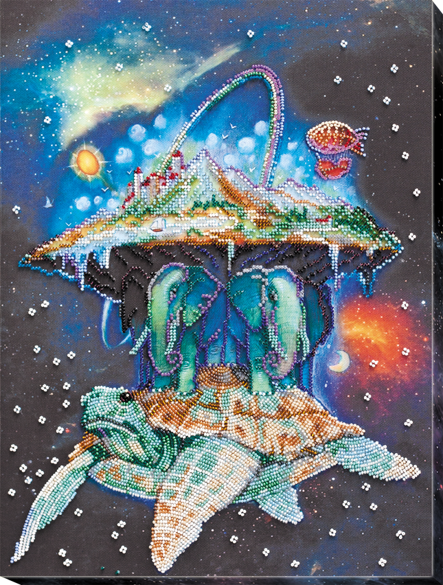 DIY Bead Embroidery Kit "Universe" 11.8"x15.7" / 30.0x40.0 cm