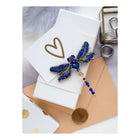 Beadwork kit for creating brooch 