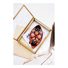 Beadwork kit for creating brooch 