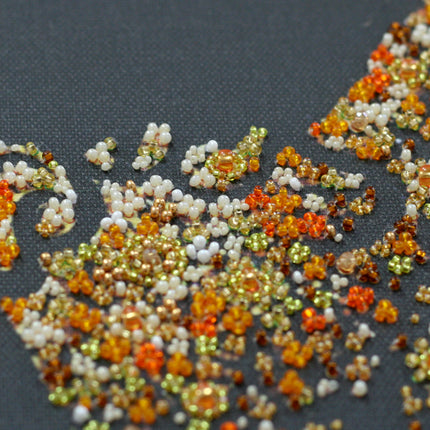 DIY Bead Embroidery Kit "Sparkle" 13.8"x10.6" / 35.0x27.0 cm