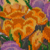 DIY Bead Embroidery Kit "Primrose" 11.8"x11.8" / 30.0x30.0 cm
