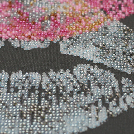 DIY Bead Embroidery Kit "Art fashion" 10.6"x18.9" / 27.0x48.0 cm