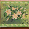 Canvas for bead embroidery "Lily" 11.8"x10.6" / 30.0x27.0 cm