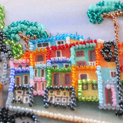 DIY Bead Embroidery Kit "La Boca"